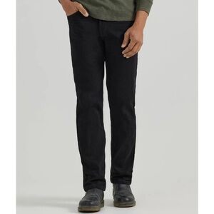 Wrangler Black Straight Fit Denim 34X32 Mens Casual Pants Jeans Utility Work